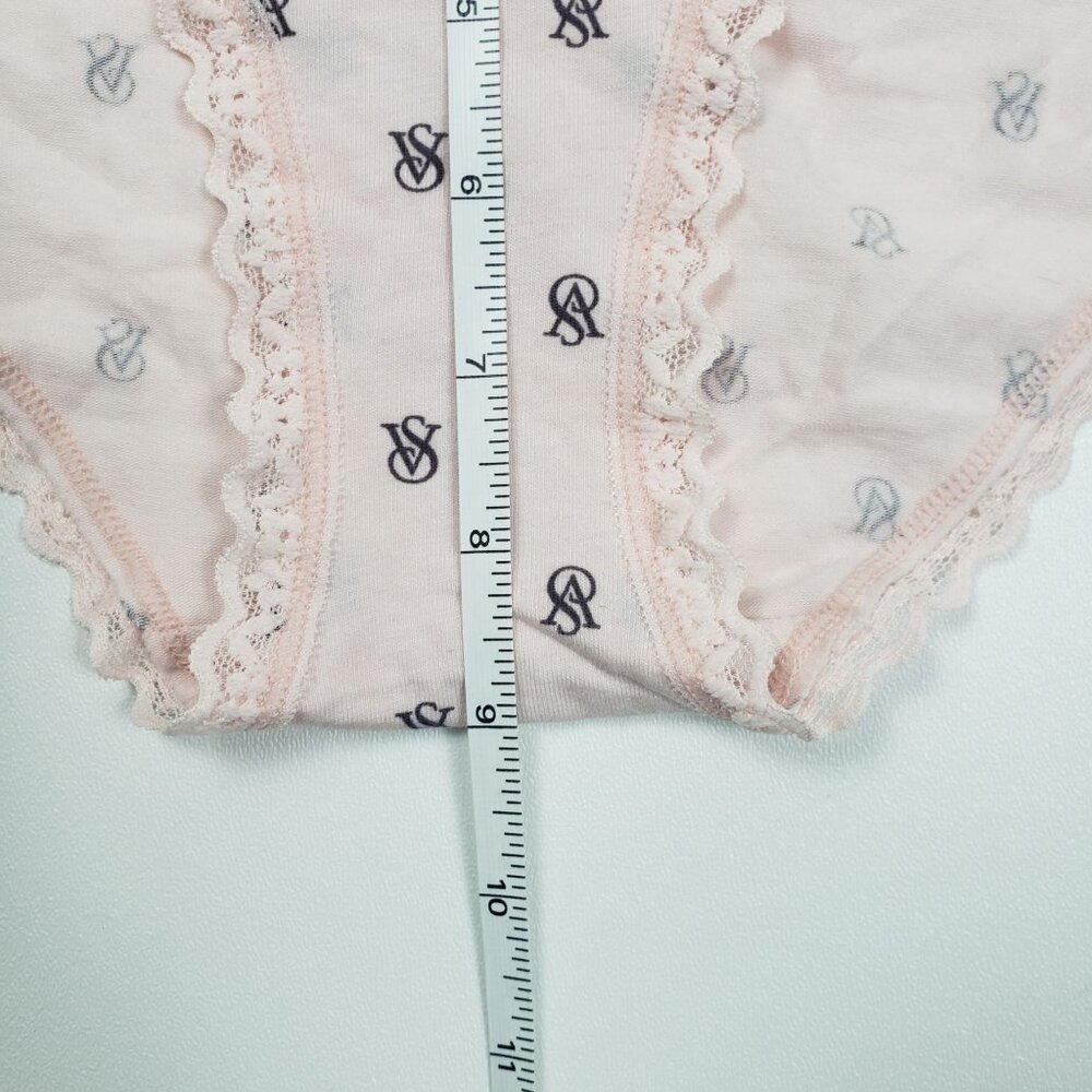 Victoria's Secret The Lacie Lace-Waist Bikini Panty Women's Medium VS Pink Print - Picture 5 of 16